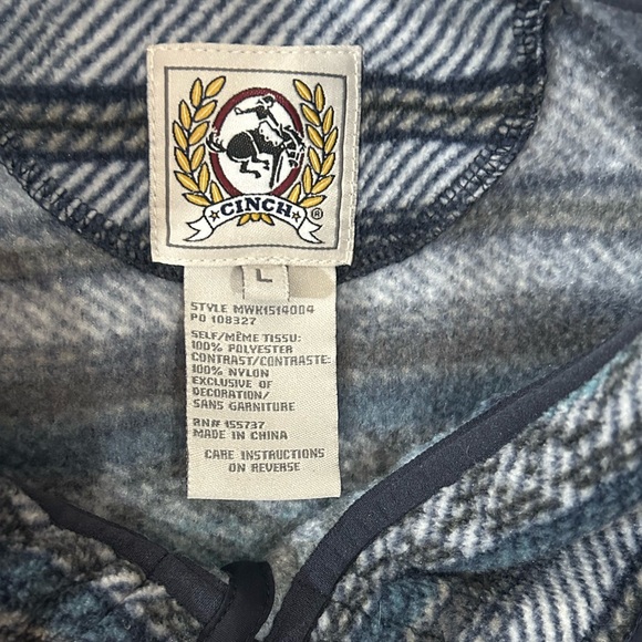 Cinch snap front Aztec fleece sweater - Picture 4 of 9